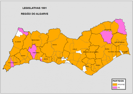 ALGARVE: LEGISLATIVAS 1991